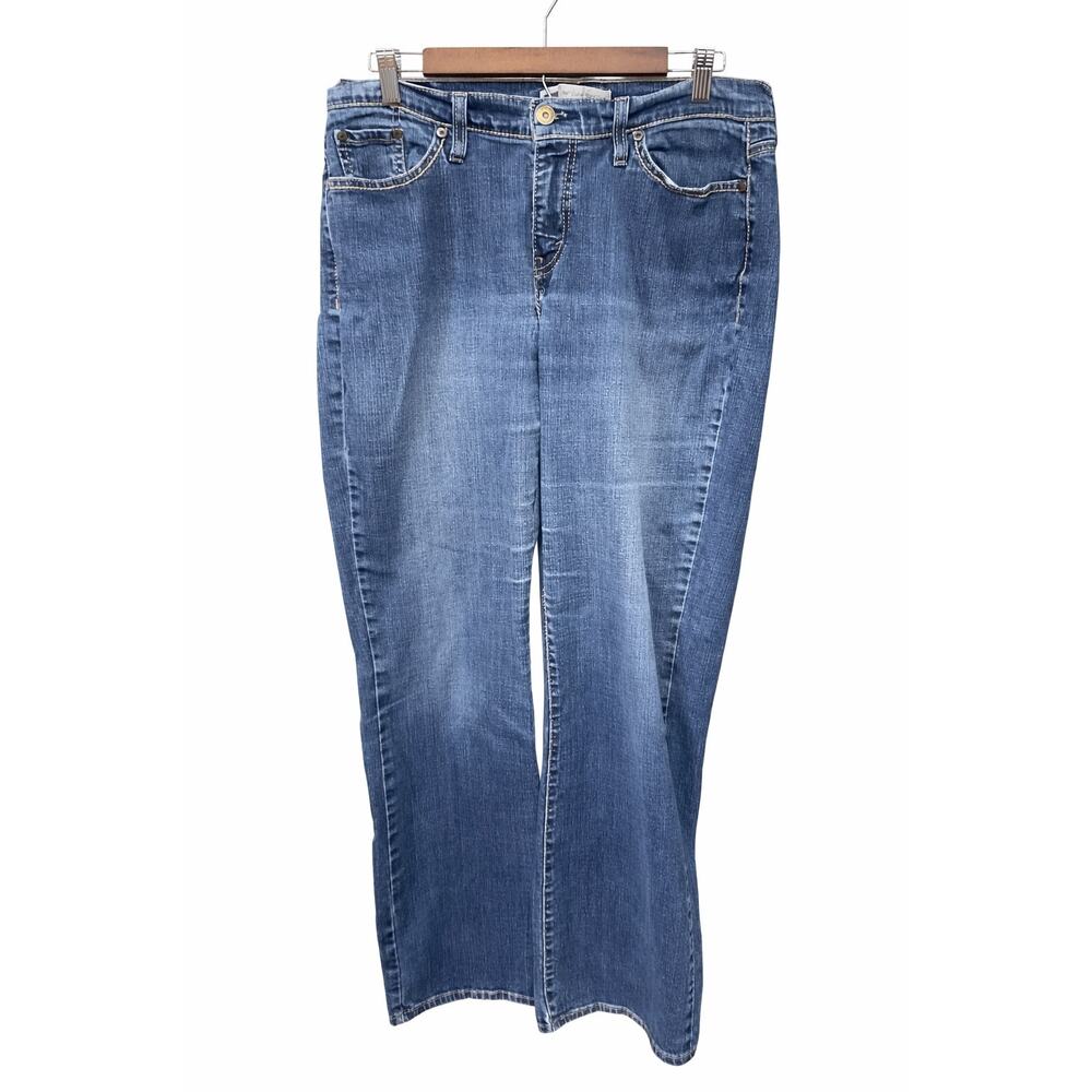 Levi’s Women Bootcut Jeans 16M Medium Wash Mid Rise Cowboy Core Ranch Wear Y2K